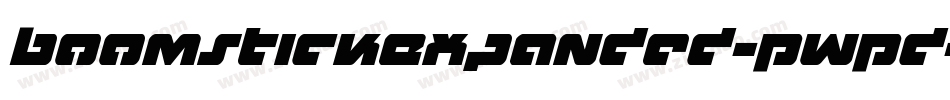 BoomstickExpanded-PwPd字体转换
