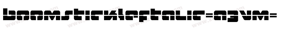 BoomstickLeftalic-a3Vm字体转换