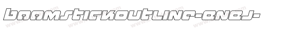 BoomstickOutline-EnEj字体转换
