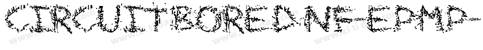 CircuitBoredNf-epMp字体转换