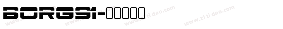 BORG91字体转换