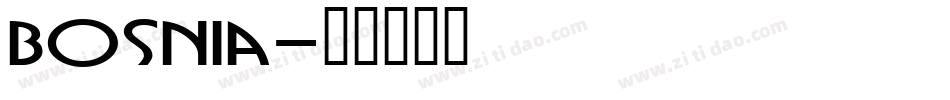 Bosnia字体转换