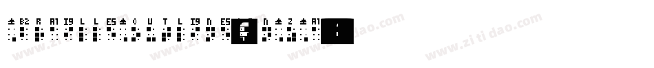 BrailleOutline-RnZA字体转换