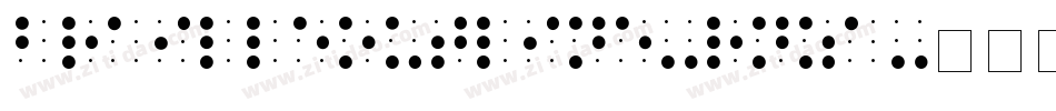 BrailleOutline-RnZA字体转换