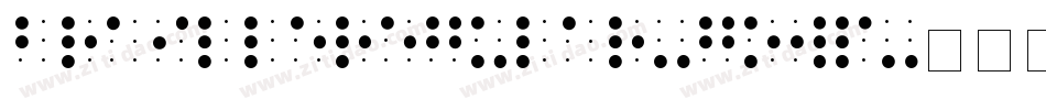 BrailleRegular-GOwP字体转换