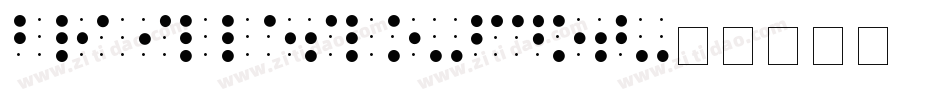 BrailleSlo-6Dot字体转换