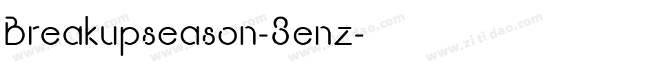Breakupseason-3enz字体转换