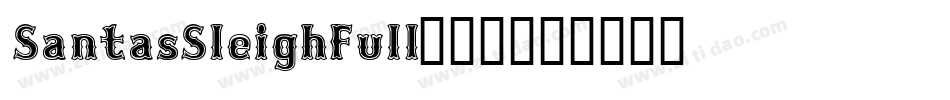 SantasSleighFull转换器字体转换