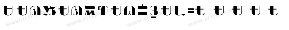 ManzanitaBroad字体转换
