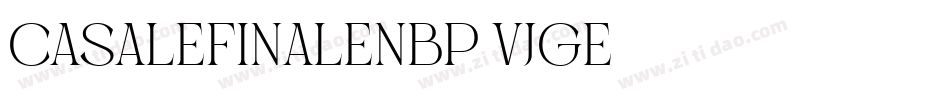 CasalefinaleNbp-vJgE字体转换