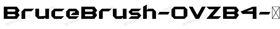 BruceBrush-OVZB4字体转换