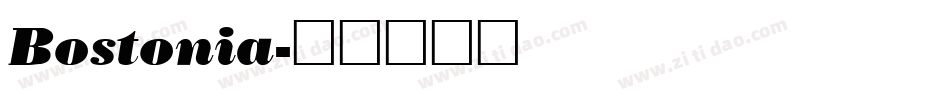 Bostonia字体转换