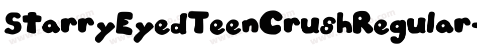 StarryEyedTeenCrushRegular-1jyv字体转换
