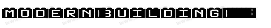 Modern_Building字体转换