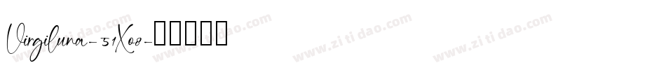 Virgiluna-51Xo8字体转换