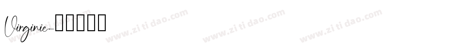 Virginie字体转换