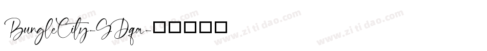 BungleCity-GDqa字体转换