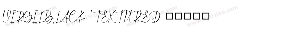 VIRGILBLACK-TEXTURED字体转换