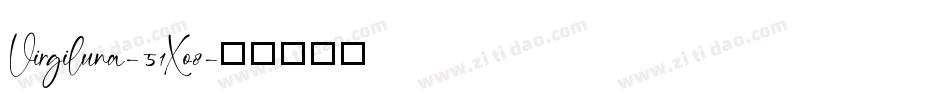 Virgiluna-51Xo8字体转换