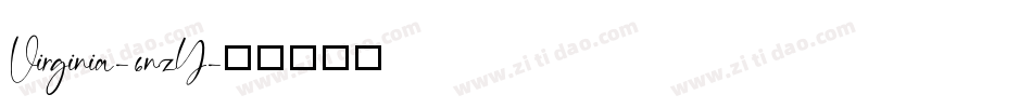 Virginia-6nzY字体转换