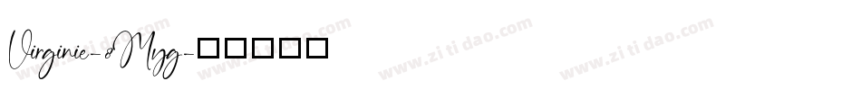 Virginie-8Myg字体转换