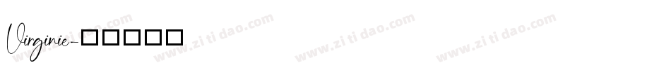 Virginie字体转换