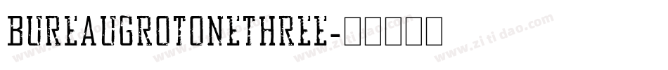 BureauGrotOneThree字体转换