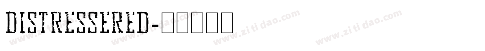 distressered字体转换