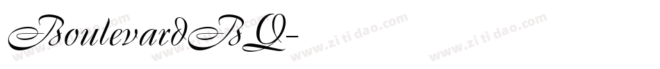BoulevardBQ字体转换