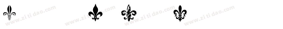 FleurDeLysRegular-G5qD字体转换