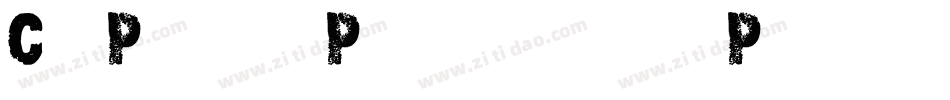 CfPunkPostersPersonalRegular-1G21j字体转换