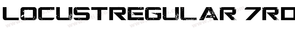 LocustRegular-7rDD字体转换