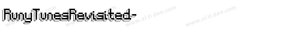 RunyTunesRevisited字体转换