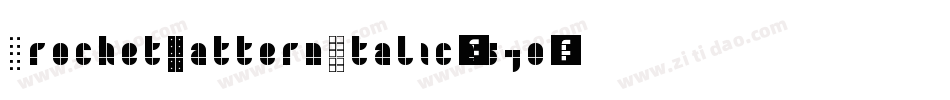 CrochetPatternItalic-o57o字体转换