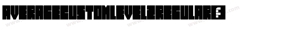 AverageCustomLevel2Regular-JAjK字体转换