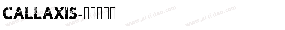 Callaxis字体转换