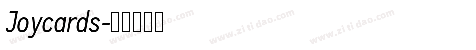 Joycards字体转换