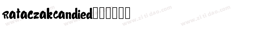 RataczakCandied字体转换