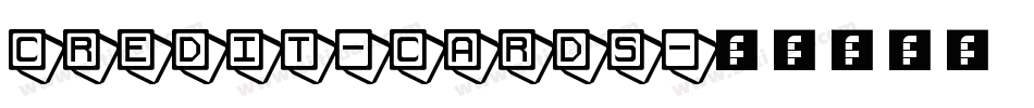Credit-Cards字体转换