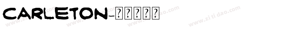 CARLETON字体转换