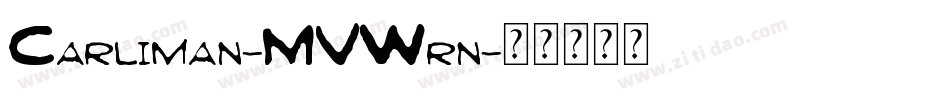 Carliman-MVWrn字体转换