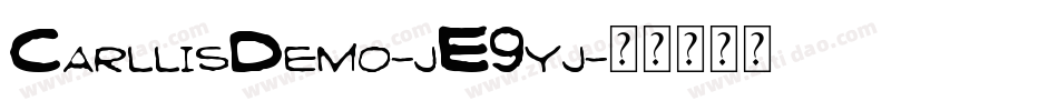 CarllisDemo-jE9yj字体转换