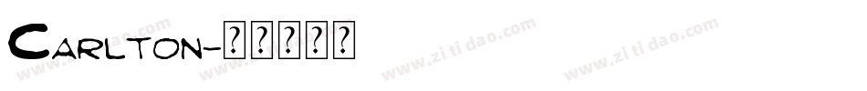 Carlton字体转换