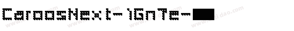 CaroosNext-1Gn7e字体转换
