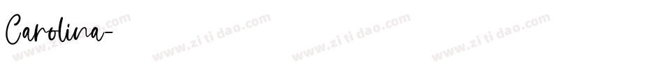 Carolina字体转换