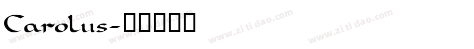 Carolus字体转换