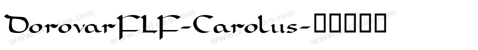 DorovarFLF-Carolus字体转换