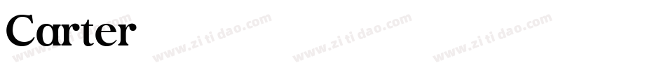 Carter字体转换