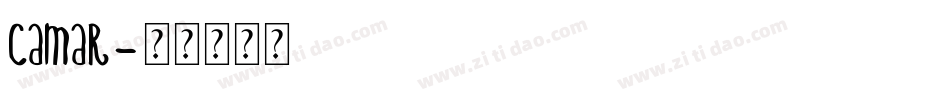 Camar字体转换