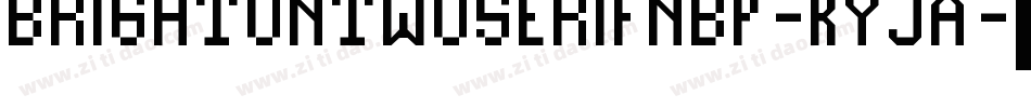 BrightontwoSerifNbp-KyJA字体转换